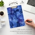 thumbnail image 4 of Acrylic Writing Board Gold 12.5*9 Inch Clipboards Transparent Acrylic Material Suitable For Office Classroom Teachers Fashion Bloggers Stationery Enthusiasts Lovely Blue Snowflakes, 4 of 9