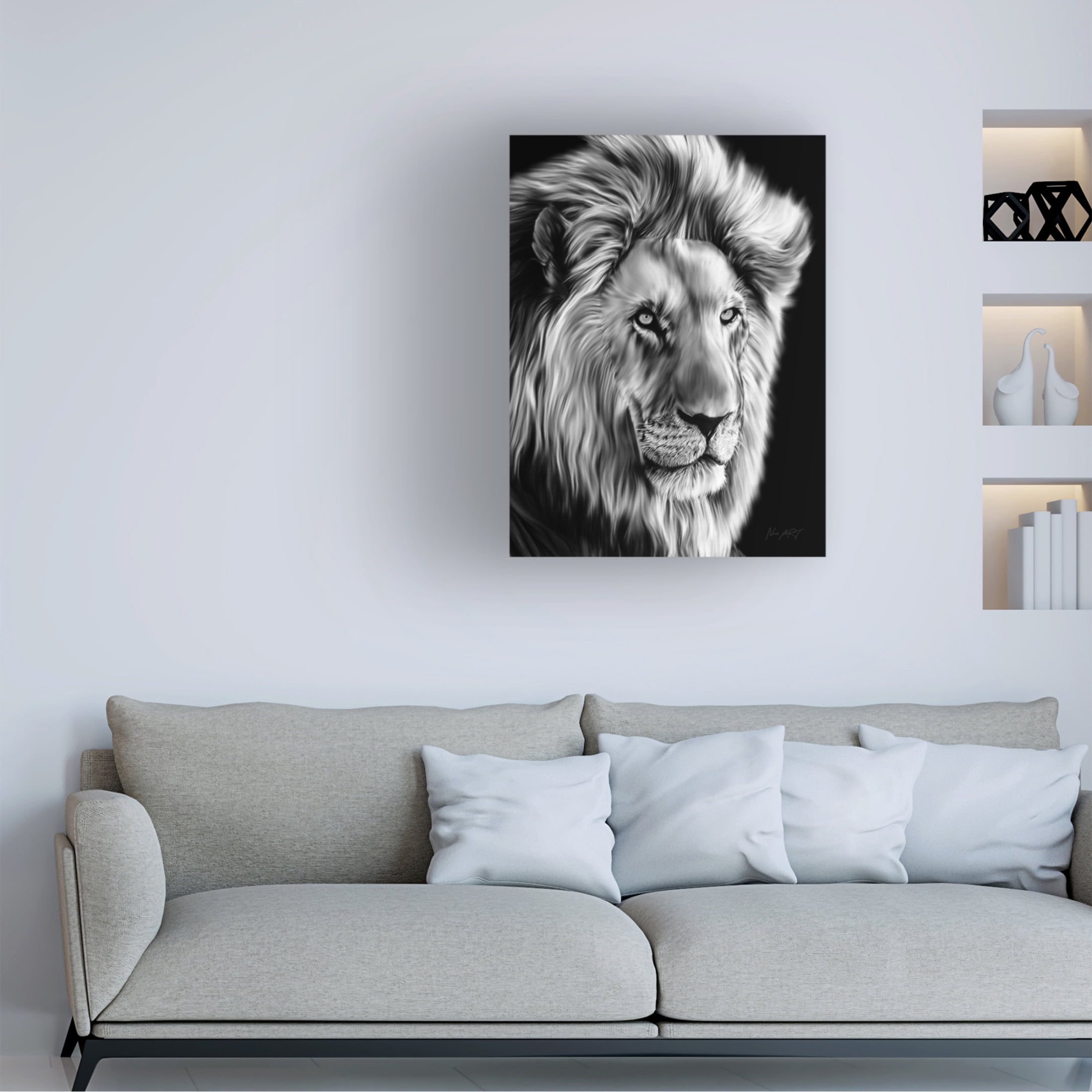 Trademark Fine Art Lord Amihere Leo II Canvas Wall Art
