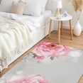 thumbnail image 2 of JML Non-Slip Microfiber & Rubber Doormat - Soft Entryway Rug for Home/Office (16"x24") - Easy Clean Door Mat for Indoor/Outdoor Use, Watercolor Peonies, 2 of 5