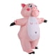 thumbnail image 4 of Disfraz inflable de cerdo rosa para Halloween, disfraz de cosplay para adulto, 4 of 14