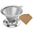 thumbnail image 1 of Slow Drip Coffee Filter with 40 PCS Paper Filter, for 1-2Cups Brew, 1 of 5