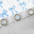 thumbnail image 4 of Manfei Blue Ribbon Bow Black Out Curtains,Dreamy Princess Bowtie Theme Curtains Pack of 2 (42x63 Each) For Kids Girls, 4 of 7