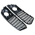 thumbnail image 3 of Astra Depot Glossy Black Front Lower Bumper Fog Light Cover Mesh Grille Fit Audi A4 B8 2008-2012, 3 of 6