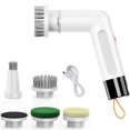 thumbnail image 2 of DPTALR Pocket Detachable Electric Portable Handheld Cleaning Brush As Seen On With Multiple Replaceable Heads For Bathroom, 2 of 2