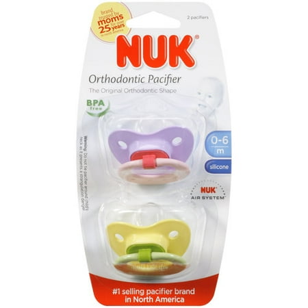 Gerber Nuk Silicone Pacifier Sz 1 2pk