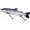 A2, variant on Fishing Lure Glide Bait: Jointed Swimbait Artificial Fishing Bait with Hooks for Bass Trout Pike Walleye, Built-in Steel Ball