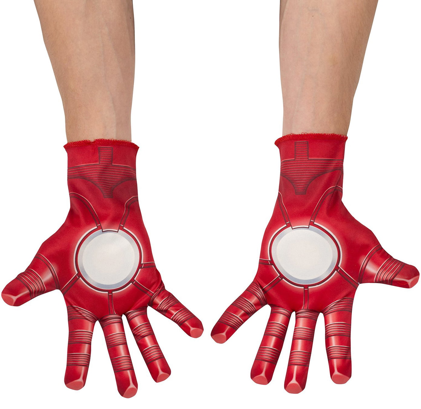 Avengers 2 Iron Man Costume Gloves Child One Size - Walmart.com ...
