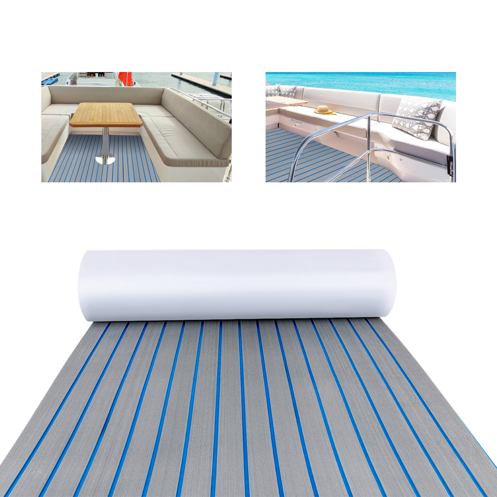 Non-Skid Mat Boat Flooring Mat Boat Non-Skid Carpet Boat Flooring Decking Sheet Non-Slip Carpet  for Motorboat Yacht Kayak Surfboard Deckinging