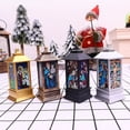 thumbnail image 2 of Christmas lantern gift decoration imitation LED lamp religious ornaments personalized furnishings night light, black, 2 of 5
