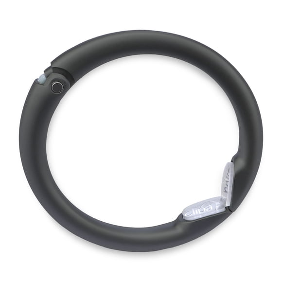 Clipa Handbag Hanger – Matte Black PVD - The Ring That Opens into a Hook and Hangs in Just 10 mm of Space, Holds 15 kg, 3 yr. Warranty.