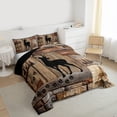 thumbnail image 3 of Feelyou Farmhouse Deer Elk Twin Comforter Sets, Rustic Lodge Cabin Bedding Set, 2-Piece, 3 of 8
