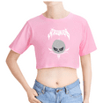 thumbnail image 2 of Stray Kids Merch 2025 World Tour Felix Crop Top Midriff-Baring T-shirt Women Girl Short Sleeve, 2 of 3