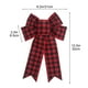 thumbnail image 3 of Seyotauo Small Christmas Bows Red and Black Buffalo Plaid Bows Xmas Hanging Ribbon Bows for Christmas Tree Home Decor, 8.2 x 12.5 Inches, 3 of 4