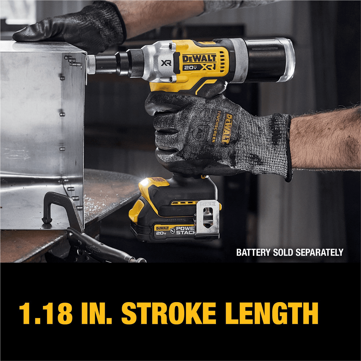 DeWalt 20V MAX XR Brushless Cordless 1/4" Rivet Tool (Tool only)