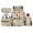 Cute Ladybug Floral, variant on Yspwyqan Kids Backpack And Lunch Box Set 4 Piece Large Capacity Backpack Set for Girls Ages 8-15, Colorful Floral Butterfly Bookbag for Elementary Middle School Back to School