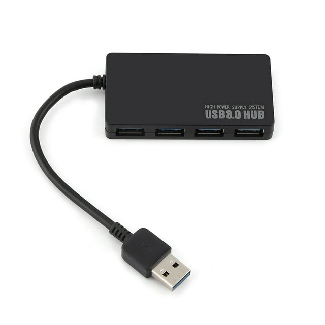 Cargador inteligente USB 3.0 de 4 puertos, adaptador de concentrador de carga inteligente, carga rápida multipuerto