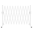 thumbnail image 6 of Expandable Folding Barrier, 130in White Safety Gate, Quick Setup Design, Combines Multiple Units, for Commercial and Home Use, 6 of 16