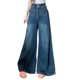 thumbnail image 1 of mfyjkho Pantalones Cortos Para Mujer, Vaqueros De Verano Para Mujer, Finos, De Cintura Alta, Con Bolsillos Y Pierna Ancha Pantalones Cortos Para Mujer L, 1 of 5