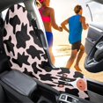 thumbnail image 4 of POLERO Cow Design Car Seat Towel Cover, Terry Cloth Car Seat Protector Waterproof, for Cars Trucks and Auto Interior, 4 of 7