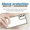 thumbnail image 3 of Feishell Clear Case for Samsung Galaxy A13 5G 6.5 inch,Shockproof Hybrid Soft TPU Bumper Anti-Scratch Hard Acrylic Back Transparent Slim Phone Case Cover,Gray, 3 of 8