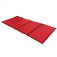 KinderMat, 1" Thick KinderMat, 4Section Rest Mat, 45" x 19" x 1", Red