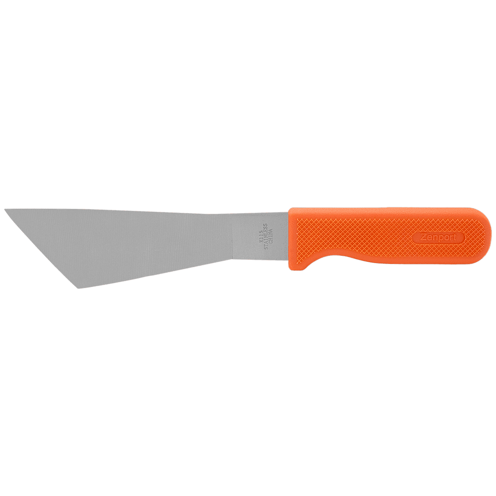 Zenport K115 Crop Harvest Knife, Lettuce Trimmer, 7.25 Inch Stainless Steel Blade, Orange