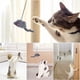 thumbnail image 5 of Juguete con plumas para gatos, colgado en la puerta, juguetes interactivos retráctiles para gatos con correa de 180 cm para desvío, 5 of 5