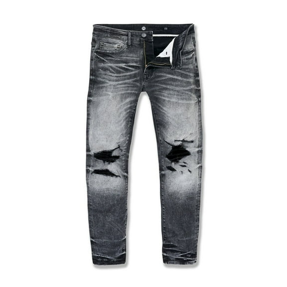Jordan Craig Blow Out Relax Fit Men's Denim Jean Pants Black jc3478-bs (Size 34/34)