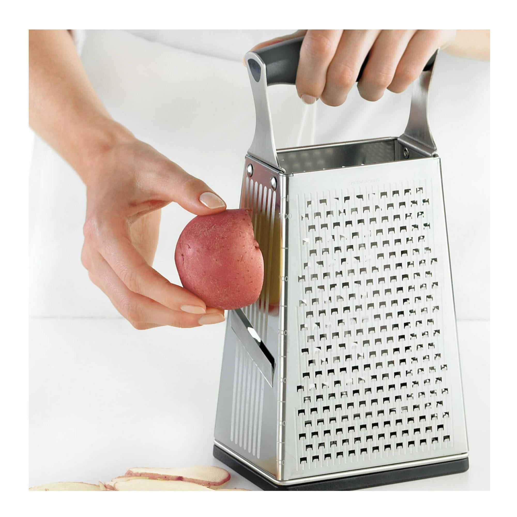  CUISIPRO 6 Sided Box Grater, One size, Black: Home