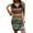 Multicolor, variant on Lenago Dresses for Women Plus Size Casual Sleeveless Tank Dresses Crewneck Summer Stripe Print Dress For Beach Beach Vacation Dress