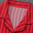 thumbnail image 6 of Cotton Pajama Pants Women Women's Lightweight Pajama Set Long Sleeve Button Sleepwear 2-Piece Striped Loungewear Pajamas Set Cotton Nightgowns for Women M, 6 of 9