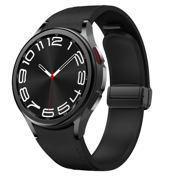 Correa Para Reloj 5, Correa De Reloj Para Reloj 6, Hebilla Plegable Magnética, Silicona De Grado Alimenticio, Liberación Rápida Para Reemplazo
