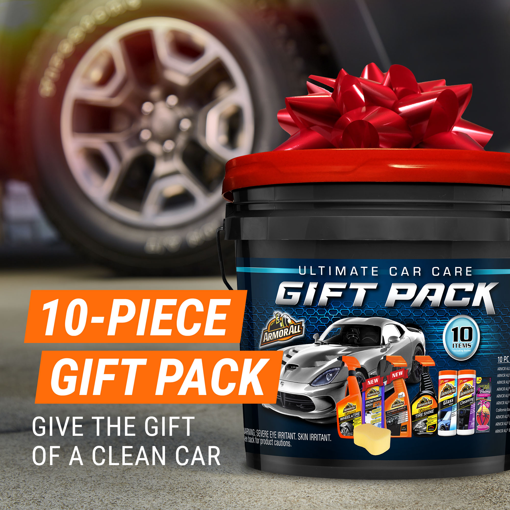 Armor All Ultimate Car Care Holiday Gift Bucket (10 Pieces) - image 4 of 10