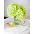 thumbnail image 2 of Artificial Hydrangea Silk Flower Heads with Stem Fake Blue Hydrangea Bigger Flowers for Wedding Home Garden Centerpiece Pack of 6, 2 of 5