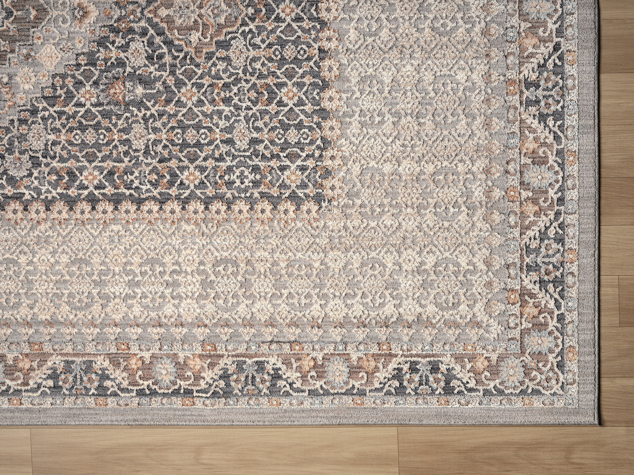 United Weavers Utopia Rosario Oriental Border Area Rug, Blue, 7'10" x 10'6"