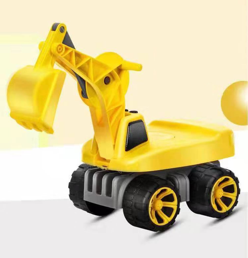 yellow digger toy