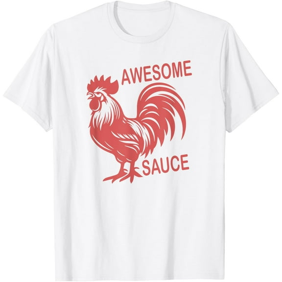 Awesome Sauce With Picture Of Rooster T-Shirt Unisex S-5XL Hot Trending Shirt, Vintage Birthday Gift