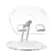 thumbnail image 1 of Soporte para tableta giratorio para teléfono y tableta, soporte flexible para escritorio. Blanco, 1 of 9