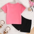 thumbnail image 7 of Toddler Girls Summer 2Pcs Outfits Set, Cute Flower Short Sleeve T-Shirt and Pants (Gift Ready) Summer 2Pcs Gift Outfits Set Girls Summer Set 1-3 Years,18-24 Months, 7 of 7
