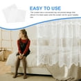 thumbnail image 2 of NUOLUX Lace Tie-up Balloon Shade Window Curtain Farmhouse Window Curtain Bedroom Curtain, 2 of 5