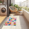 thumbnail image 4 of Yayeee Doormat for Indoor Entrance 32" x 20" Non Slippery Floor Rug, Watercolor Circles, 4 of 8
