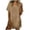 *1-Khaki, variant on VBVC Women's Cotton-Linen Lapel Dress,Ladies Long Sleeve Drawstring Shirt Dress,Breathable Button Down Sundress For Women,Pink,S-2XL