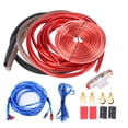 thumbnail image 2 of Car Audio Subwoofer Wire, High-end Subwoofer  Installation Cable, 4 Guage Blue+Red ABS + Metal For Circuits Of Car Kit Power  Car Kit Woofer, 2 of 8