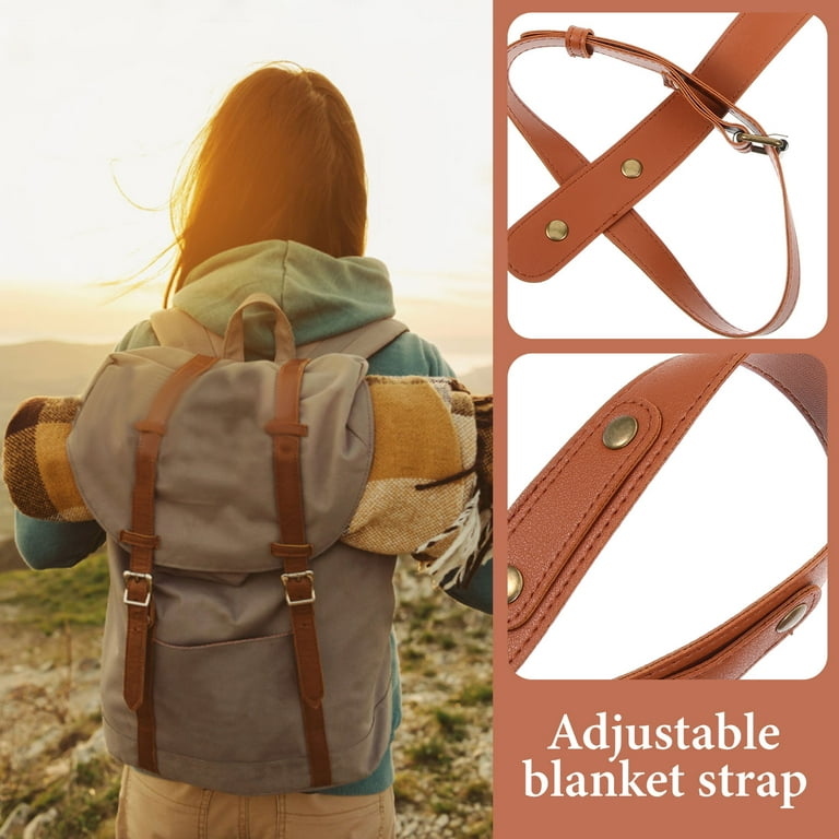 Backpack with blanket strap deals