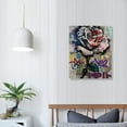 thumbnail image 4 of Nawypu Colorful Rose Flower Graffiti Canvas Wall Art Poster Prints Flower Picture Artwork Rose Graffiti Art Wall Decor Bedroom Living Room Kitchen Office Decoration, 4 of 5