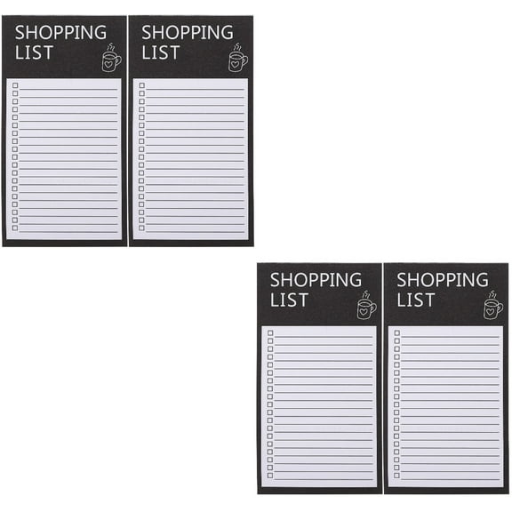 2 Pieces Fridge Grocery List Floral Pad Magnetic Note Management Shopping