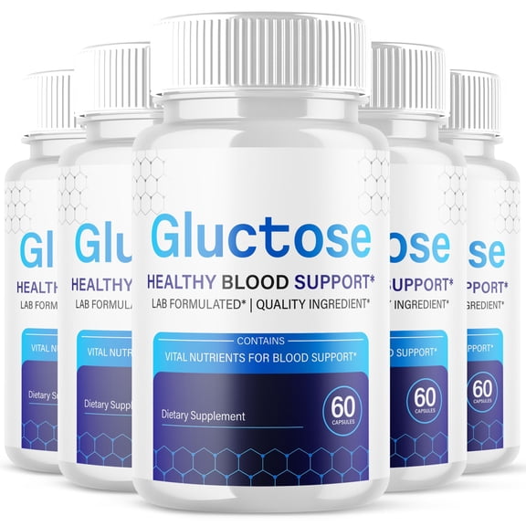 Gluctose Blood Support Pills Advanced Formula Vitamin Supplement 300 Capsules