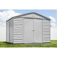 thumbnail image 2 of Arrow Select Steel Storage Shed, 10x8, Gris pâle, 2 of 6