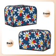 thumbnail image 3 of Honeii Daisies With Ladybugs Print 2 slice Toaster Cover, Two Slice Toaster Dust-proof Cover For Kitchen Small Appliance and Fingerprint Protection, 3 of 7
