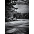 thumbnail image 2 of Carson, Brian 24x32 White Modern Wood Framed Museum Art Print Titled - Gull Wing Lake, 2 of 4
